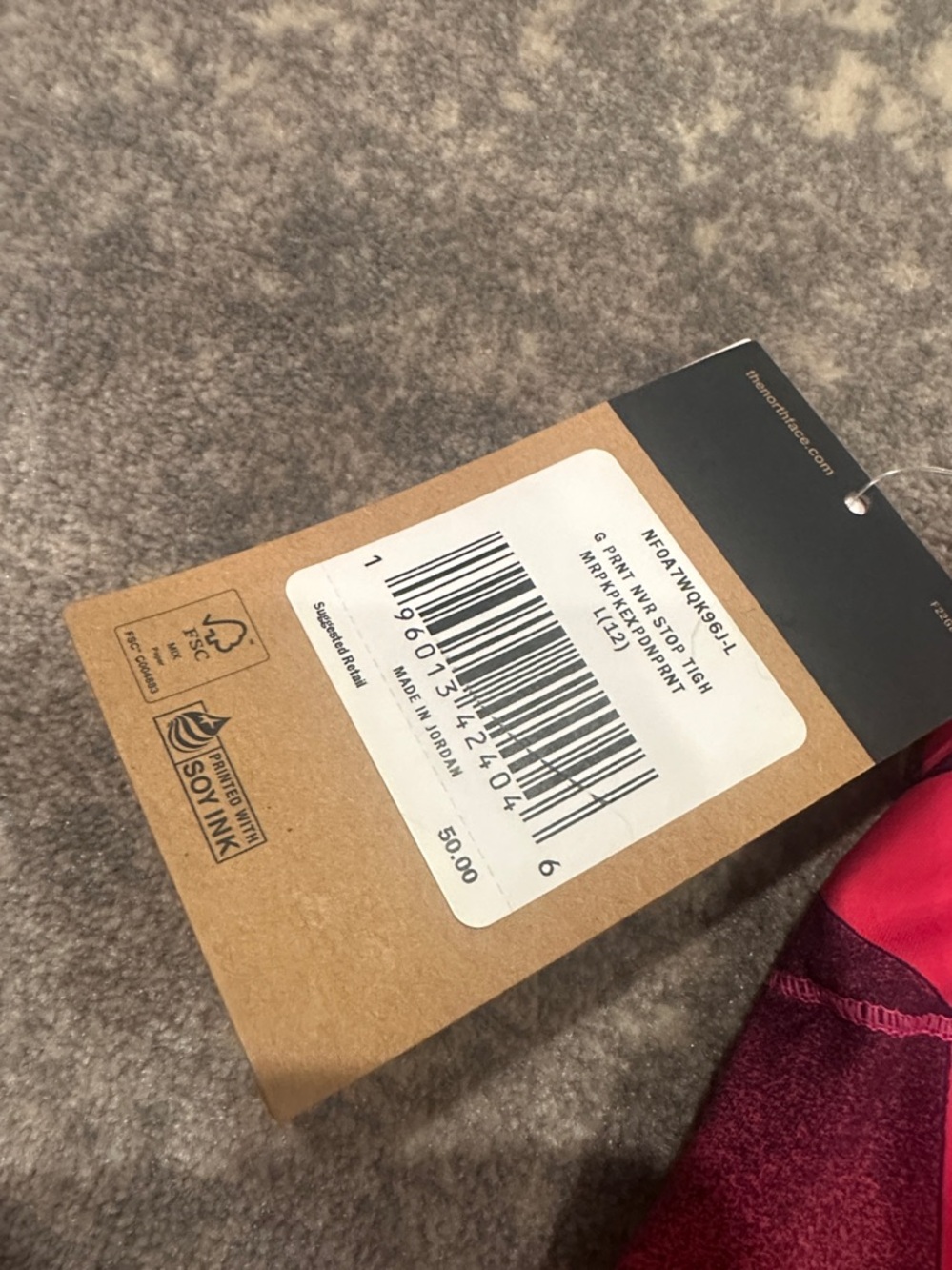 THE NORTH FACE LEGGINGS, GIRLS/KIDS LARGE SIZE 12 - Picture 11 of 11